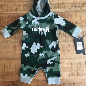 Baby boy one piece Hurley outfit brand new